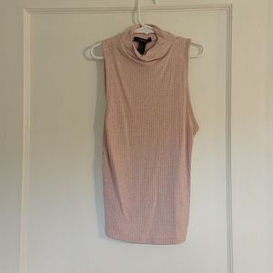 Forever 21 light pink sleeveless knit top